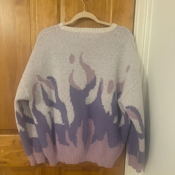 Purple Flame Sweater - Picture 2 of 6